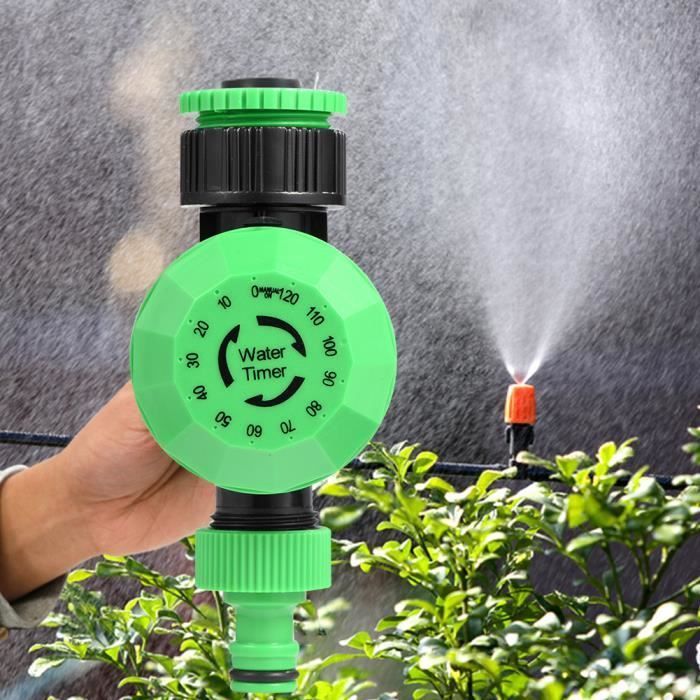 2-120 minutes d'extérieur tuyau d'arrosage minuterie d'eau contrôleur d'irrigation arrêt automatique