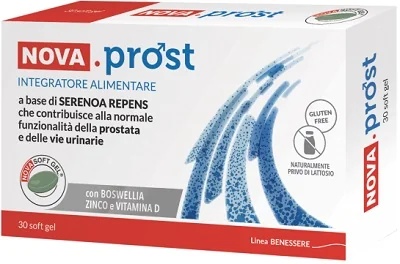 NOVA ARGENTIA Nova Prost Nahrungsergänzungsmittel zur Unterstützung der Prostatafunktion, 30 Kapseln