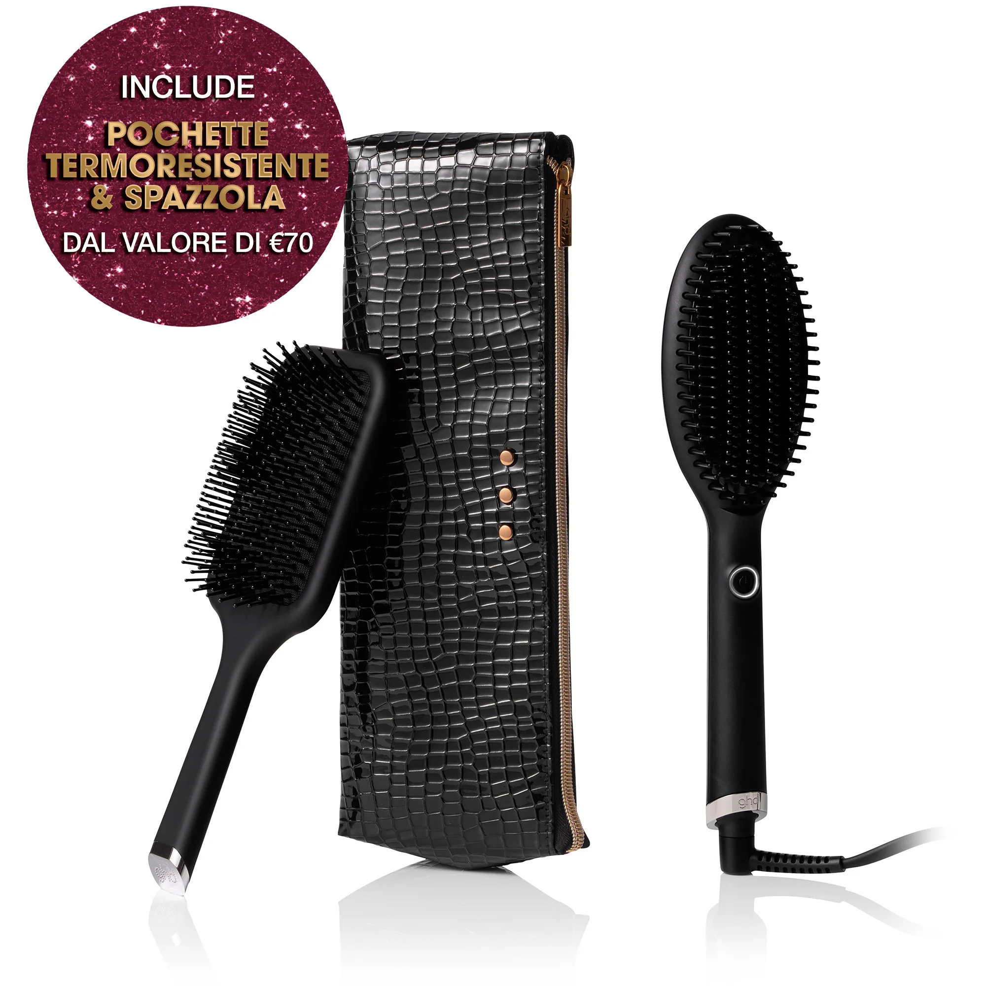 Hot Brush ghd glide - Cofanetti per Capelli, Spazzola Elettrica Capelli, Spazzole