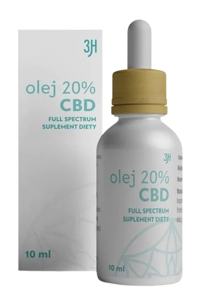 3H CBD Olej 20% CBD
