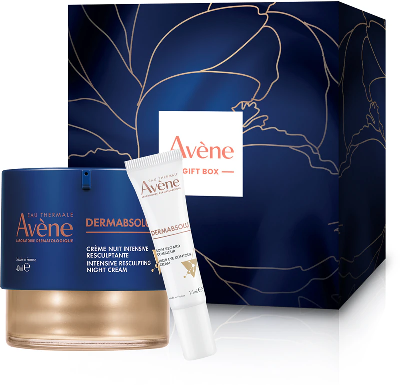 Kit de presente Avène DermAbsolu para rejuvenescimento da pele no Natal