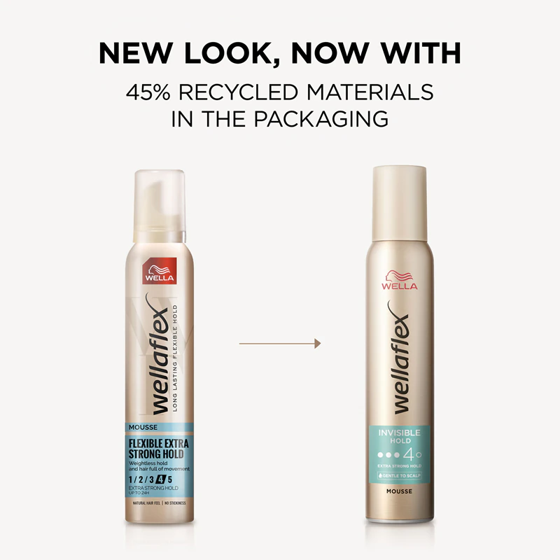 Wella Wellaflex Invisible Hold Haarmousse mit sehr starkem Halt