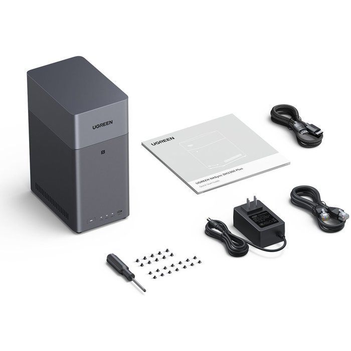 Servidor NAS - UGREEN - DH2300 - 2 baias - 4 GB