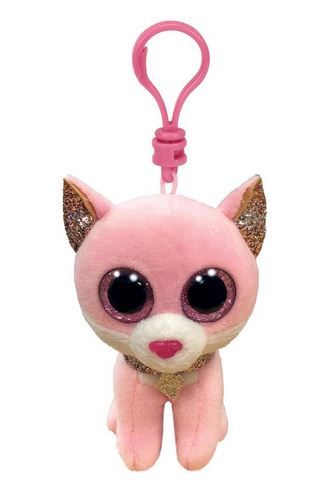 Plišani privjesak za ključeve Fiona Pink Cat Pokloni za djecu