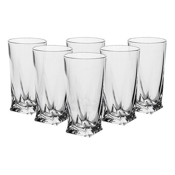 Komplet szklanek Quadro 6 szt. 350 ml