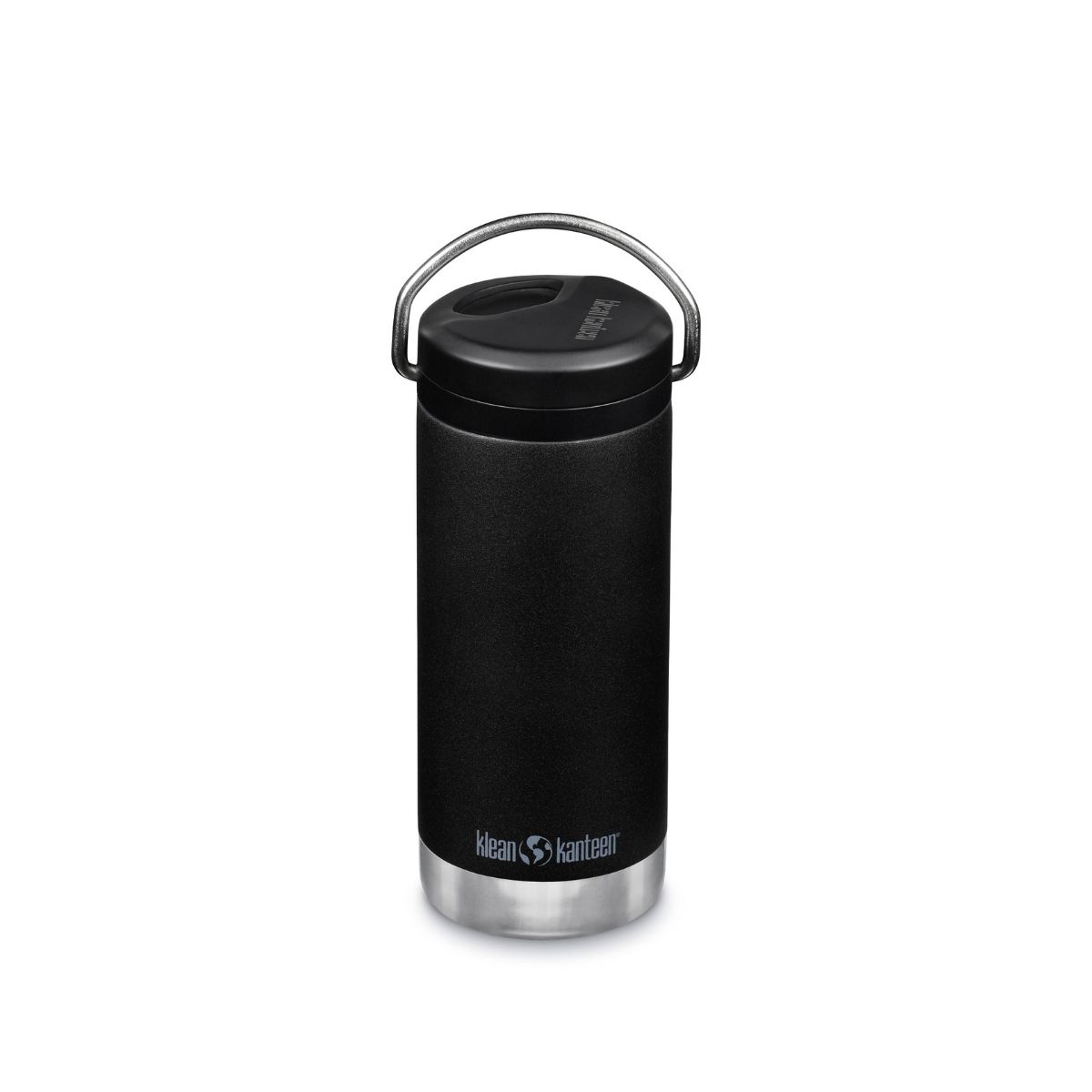 Garrafa térmica Klean Kanteen de 355 ml (12 oz) com tampa de rosca.