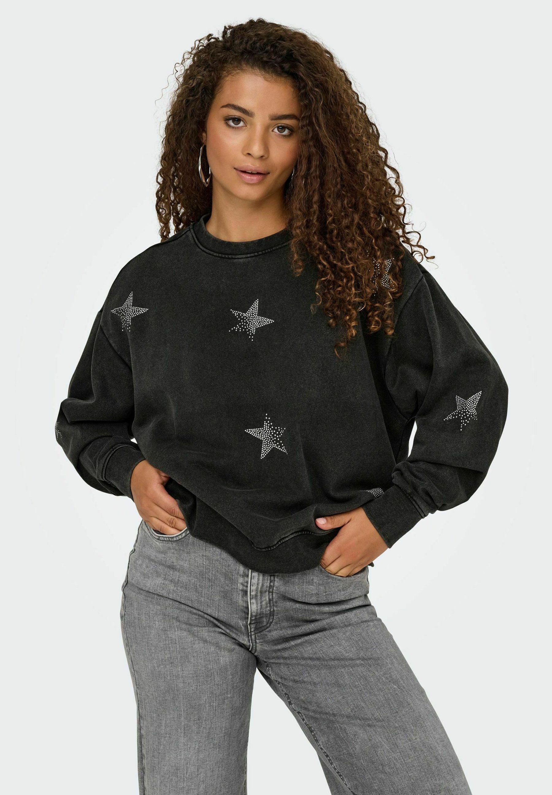 ONLY Sweatshirt - zwart