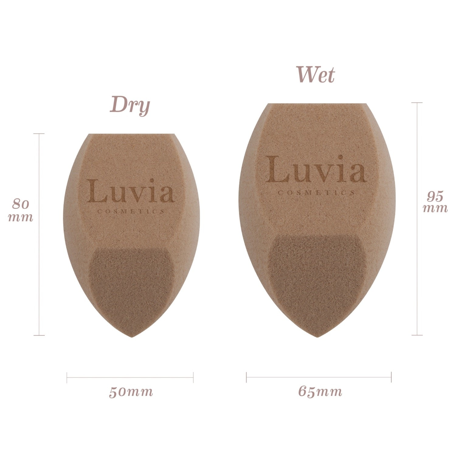 Luvia Kit de Éponges à Maquillage Diamond