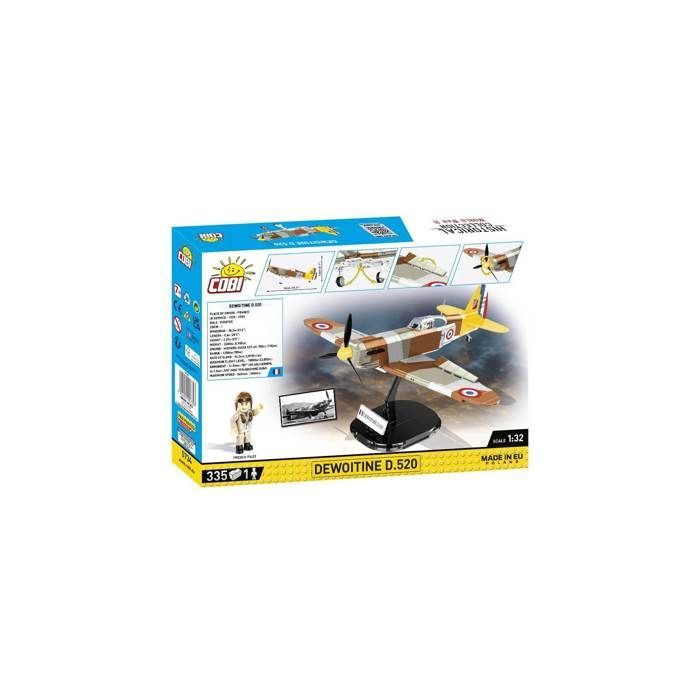 Maquette avion - COBI - DEWOITINE D.520 - Plastique - À partir de 8 ans - Mixte