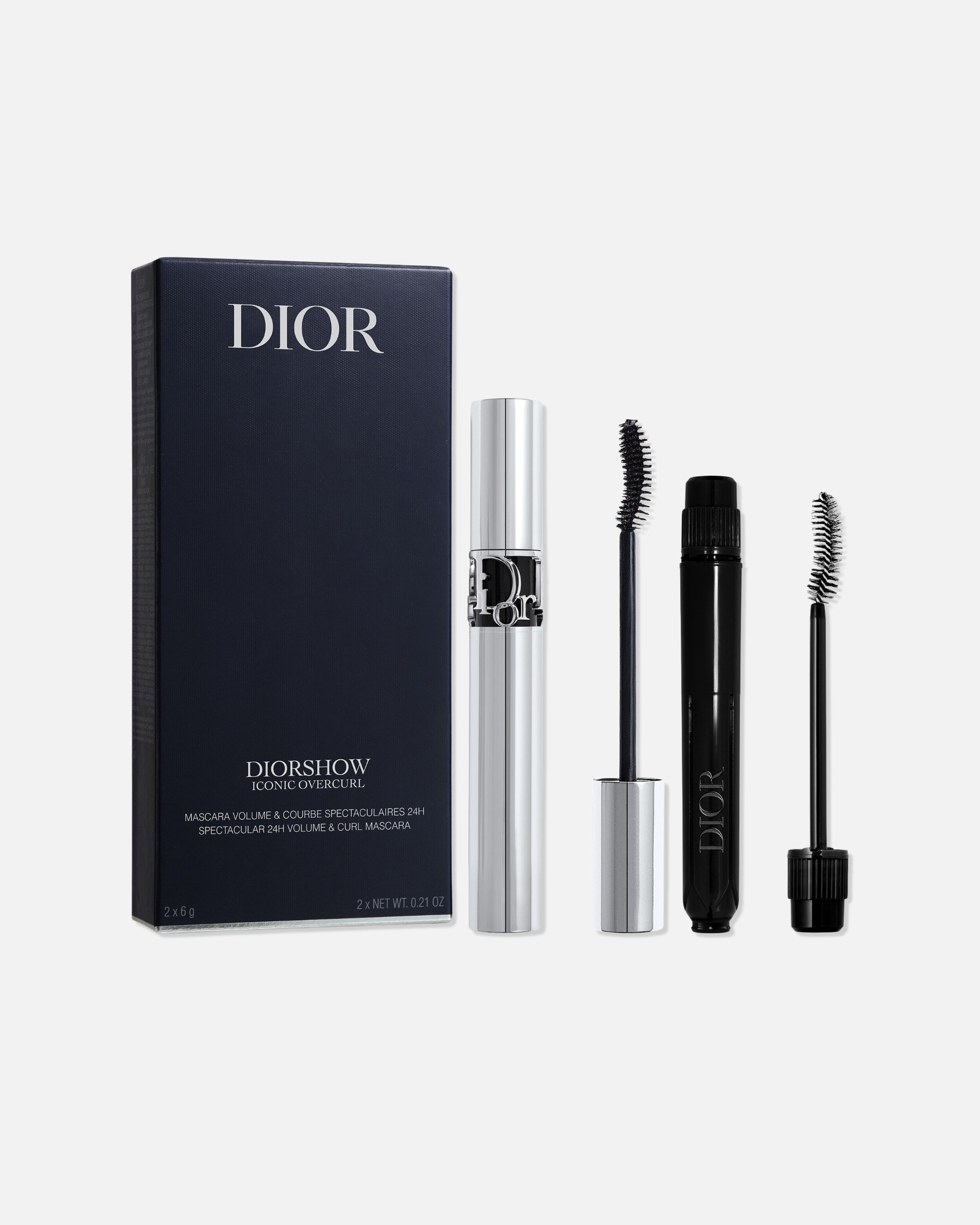 DIOR set za šminkanje Diorshow Iconic Overcurl set – Maskara i zamjena za maskaru – 1 komad