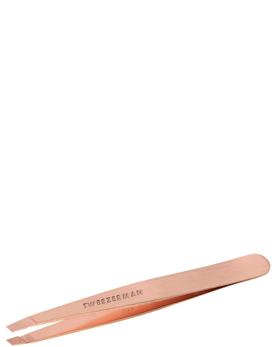 TWEEZERMAN SLANT SLANT TWEEZER ROSÉ GOUD