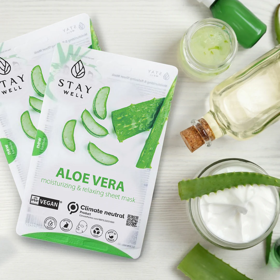 Mask Vegan Sheet Mask - ALOE - Maschera Anti-età viso