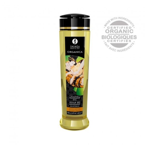 Shunga Naturlig Massageolie Organisk