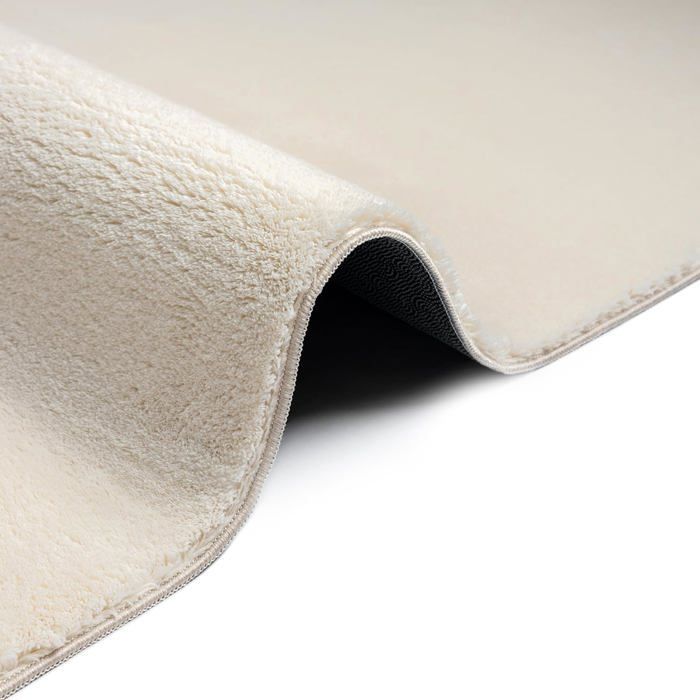 Tapis de salon - THE CARPET - LOFT - Beige - 120x160 cm - Lavable - Antidérapant