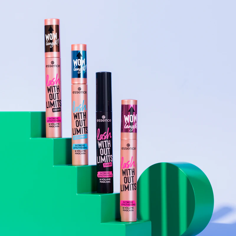 essence WITHOUT LIMITS BROWN Verdickende und verlängernde Mascara