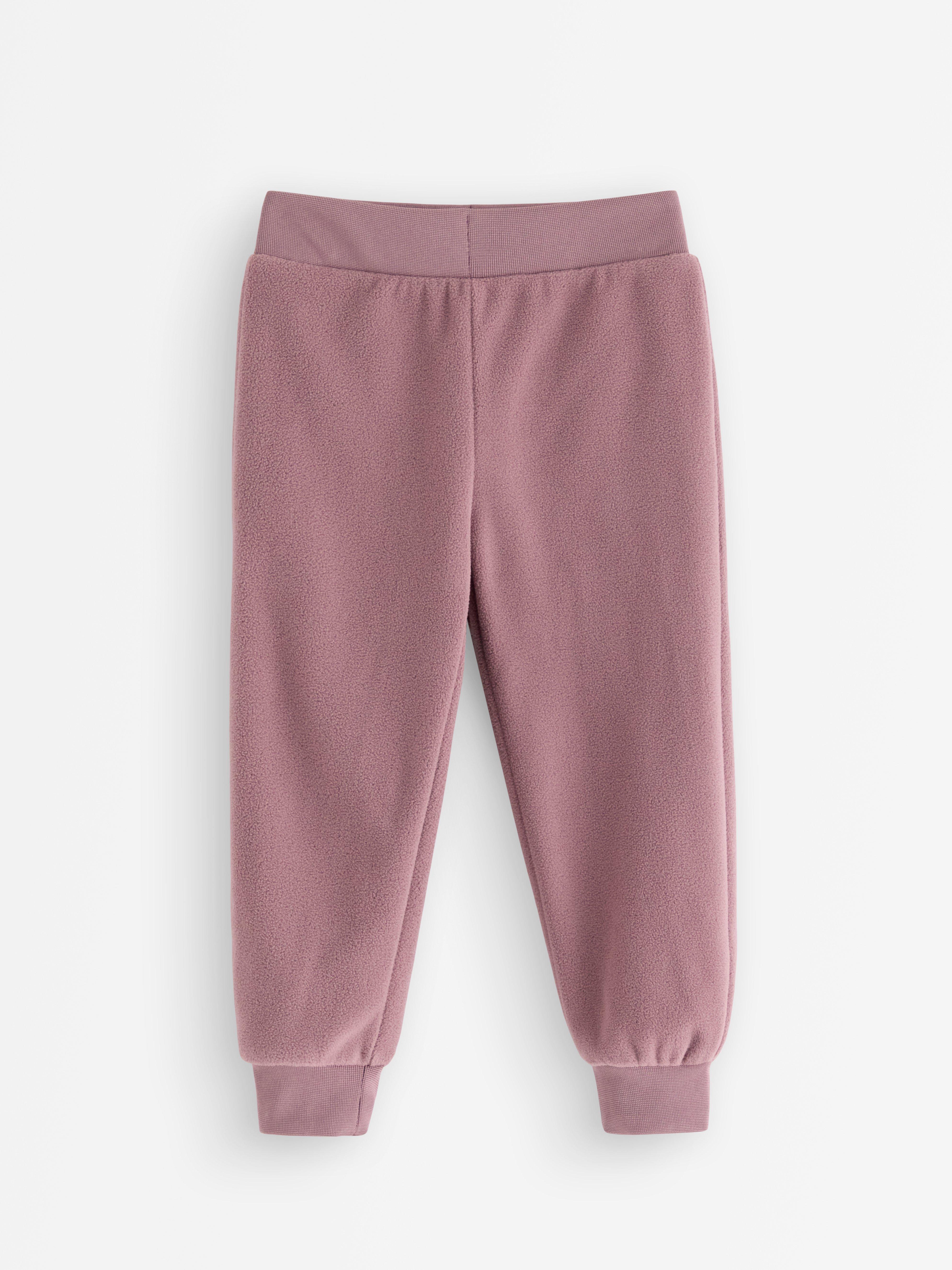 Pantaloni de trening din fleece Dusty Lilac