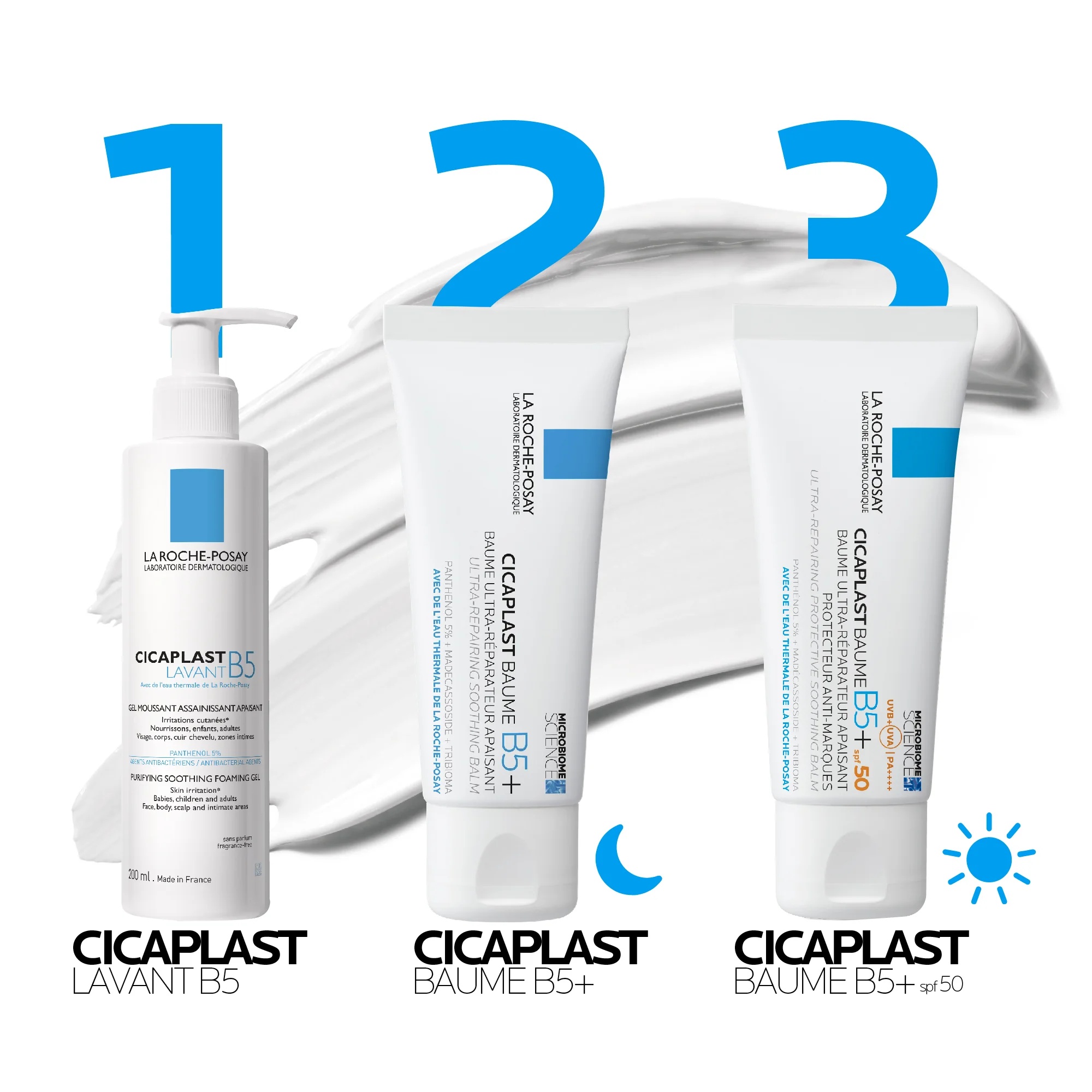 LA ROCHE POSAY La Roche Posay Cicaplast Baume B5 SPF 50 40 ml Verzachtende balsem voor lichaam en gezicht