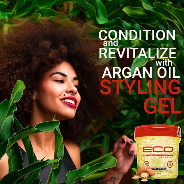 EcoStyle marokkansk arganolje stylinggel 473 ml