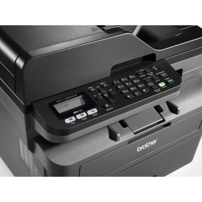 Imprimante multifonction - BROTHER - MFC-L2800DW - 4-en-1 - Monochrome Laser - Ethernet et Wifi