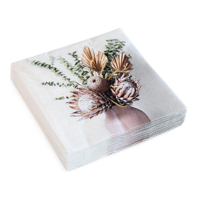 Tovaglioli Vie Home, confezione da 20 pezzi, 33x33 cm, fine estate