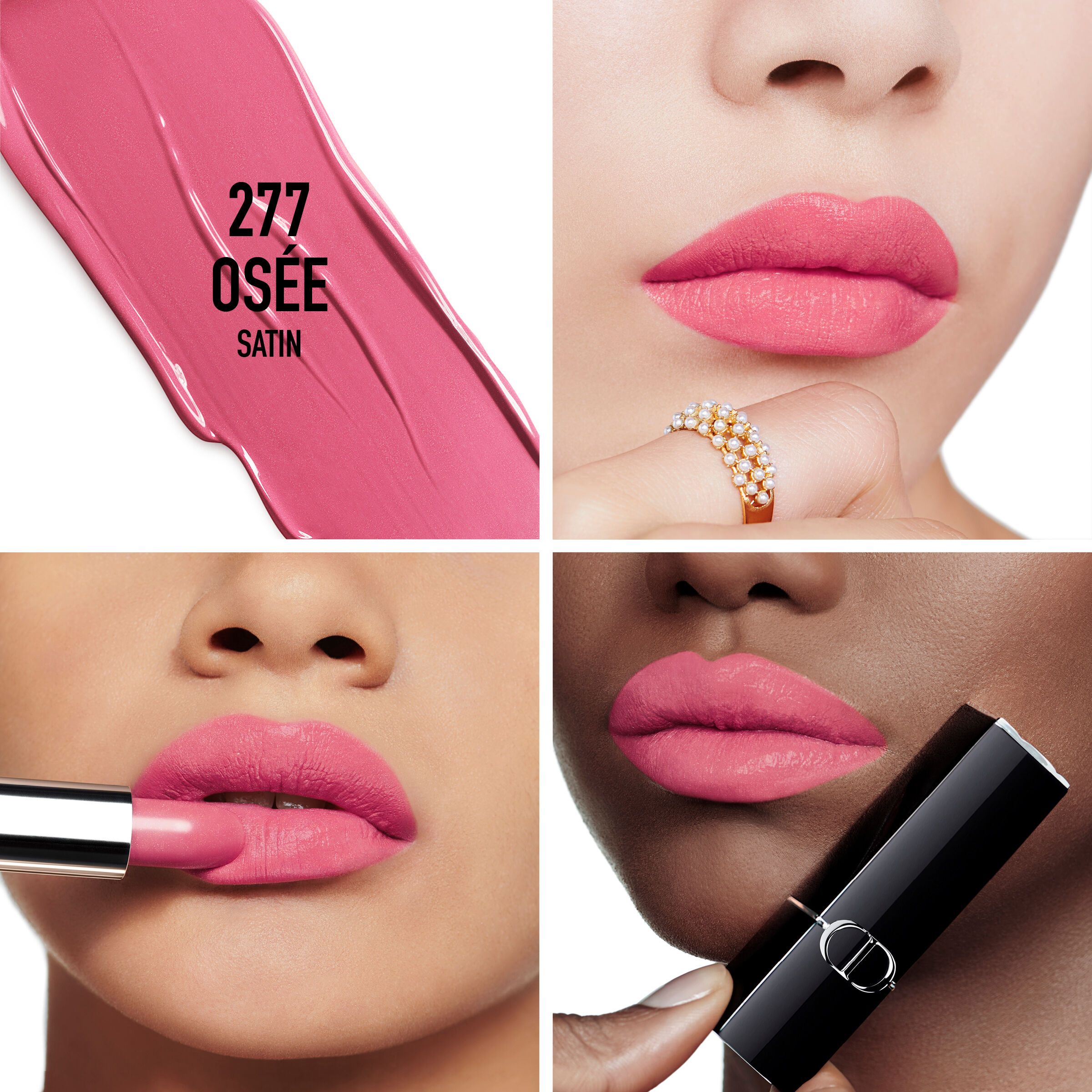 „Rouge Dior“ – lūpų dažų papildymas – 2 atspalviai: aksominis ir atlasinis. Prabangūs lūpų dažai.