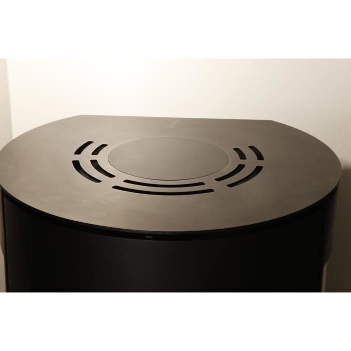 Estufa de leña suspendida - ADURO 9.4 - 50295 - 6 KW - Negra