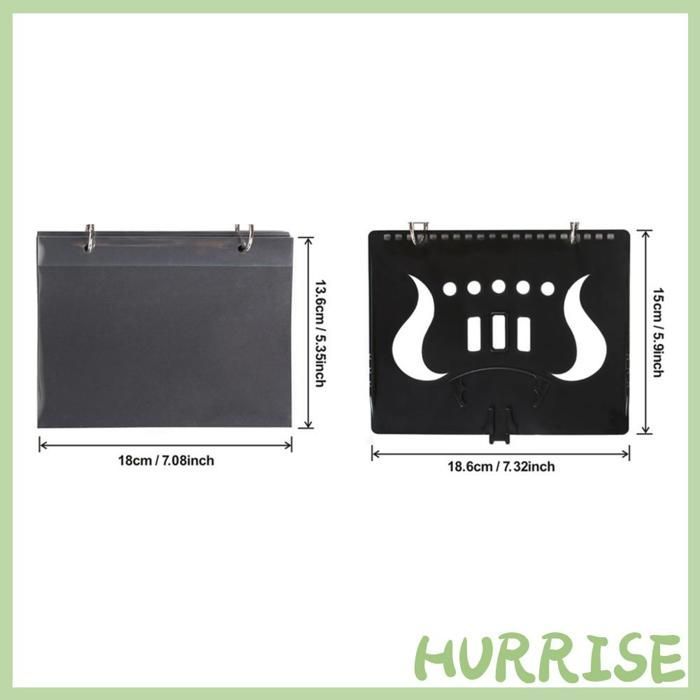 Universal Flip Folder 5 sheet music holder with transparent window - Portable and lightweight for marching bands and parades