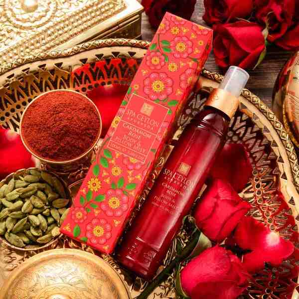 SPA CEYLON Cardamom Rose - mgiełka do ciała i poduszek - 100 ml