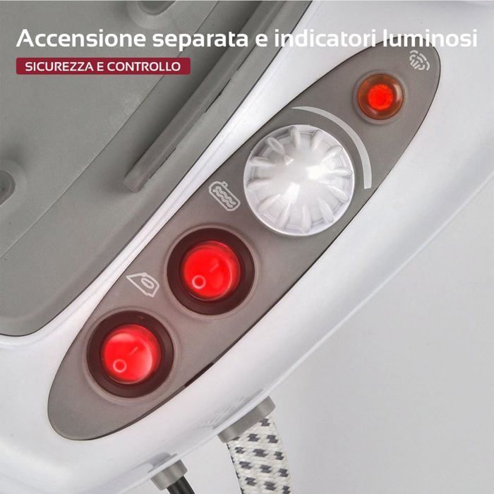 Generatore di vapore - PAPECO - ST03 - 2000W - Serbatoio acqua 700ml - Piastra in ceramica