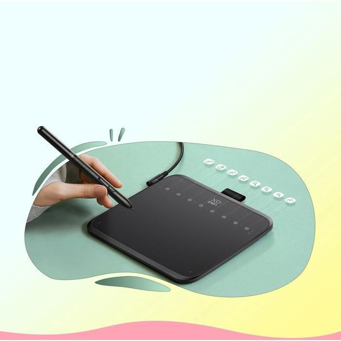XP-PEN Deco 640 Tablette Graphique avec Stylet à Puce X3 Pro 16K Niveaux de Pression
