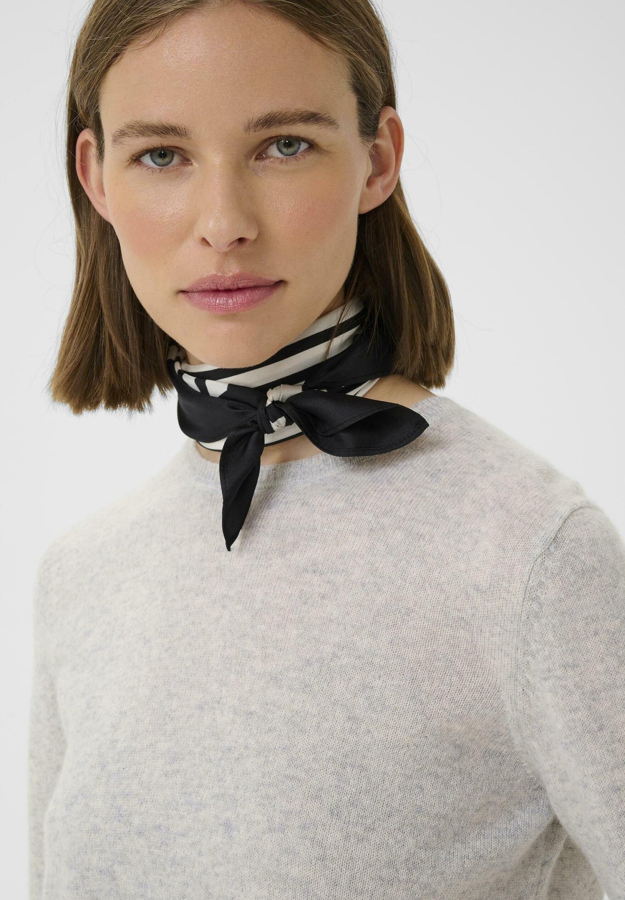 InWear RAFIQ REFINED - Foulard - black whisper white