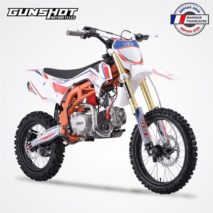 Motorcykel Dirt Bike 150 / Pit Bike GUNSHOT 150 ONE / 17/14 / Vit