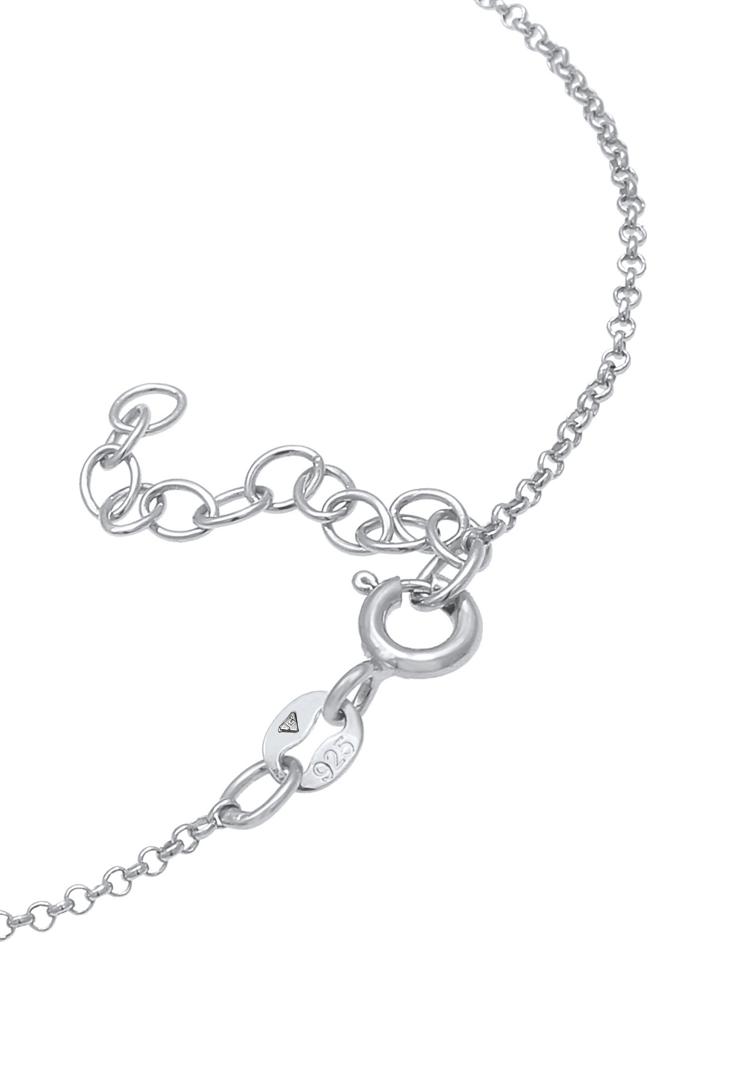 Elli Femmes Classique Étincelant Réglable avec Cristaux de Zirconium en Argent Sterling 925