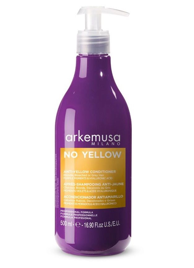 „No Yellow“ kondicionierius nuo geltonumo Profesionalūs kondicionieriai