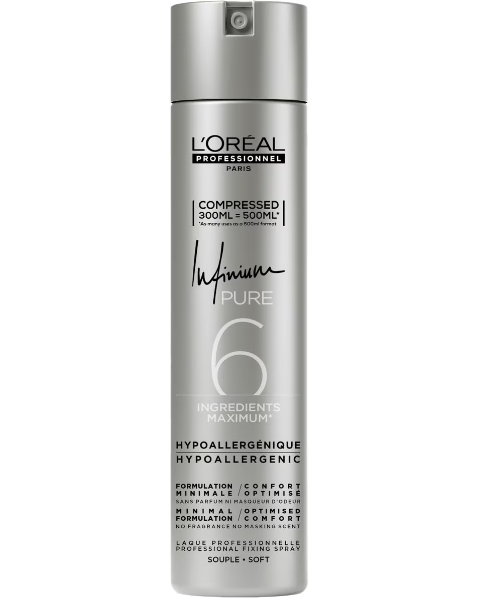 L'OREAL PROFESSIONNEL L'Oréal Professionnel Infinium Pure Soft Υποαλλεργικό σπρέι μαλλιών με ελαφρύ κράτημα