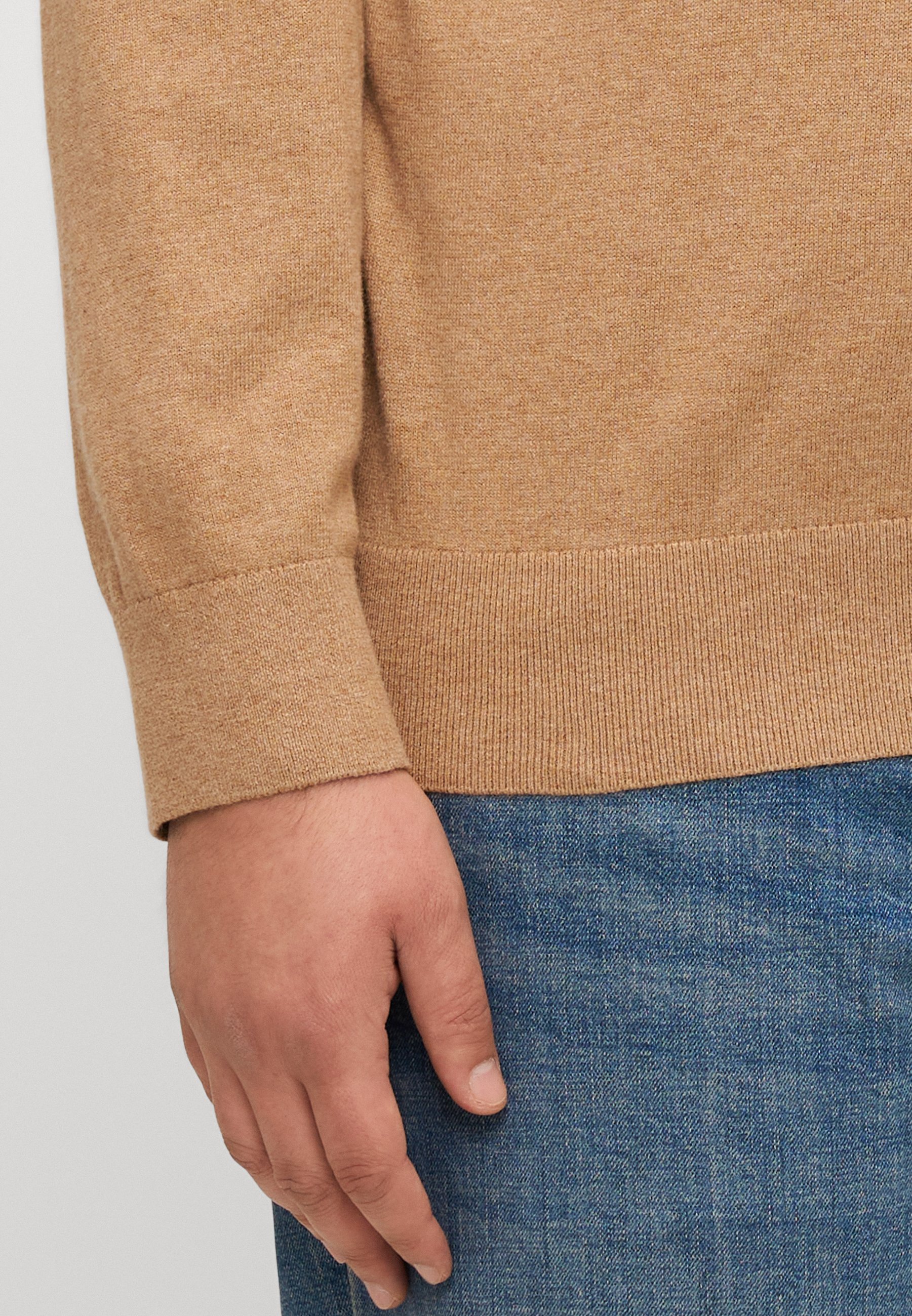Polo Ralph Lauren trui voor grote maten - gezouten karamel melange