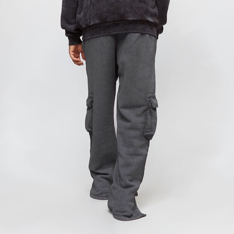 Script Logo Verwassen Split Joggingbroek