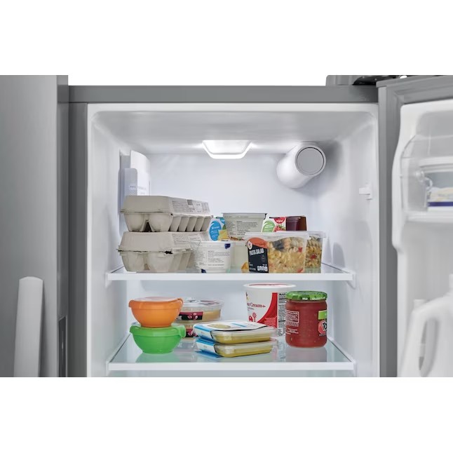 Chladnička Frigidaire Side-by-Side o objemu 25,6 krychlových stop s výrobníkem ledu (nerezová ocel odolná proti otiskům prstů) ENERGY STAR