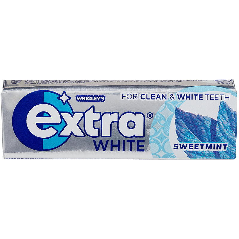 Extra Extra 14 g Vit sötmynta