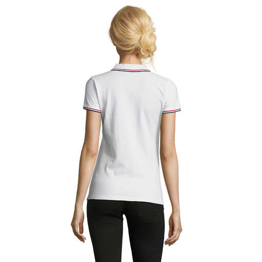  Polo De Mujer Prestige Con Rayas En Contraste