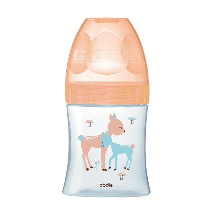 Biberon in vetro anticolica Dodie Sensation+ +0m Beige Cervo 150ml
