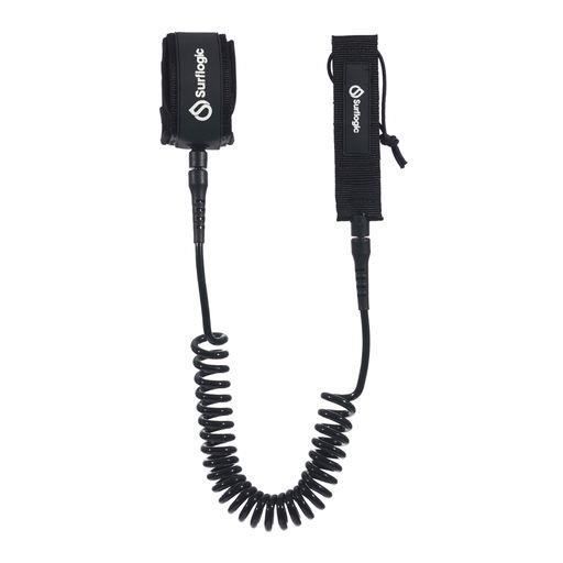 Surflogic SUP coil leash 10 - black - One Size