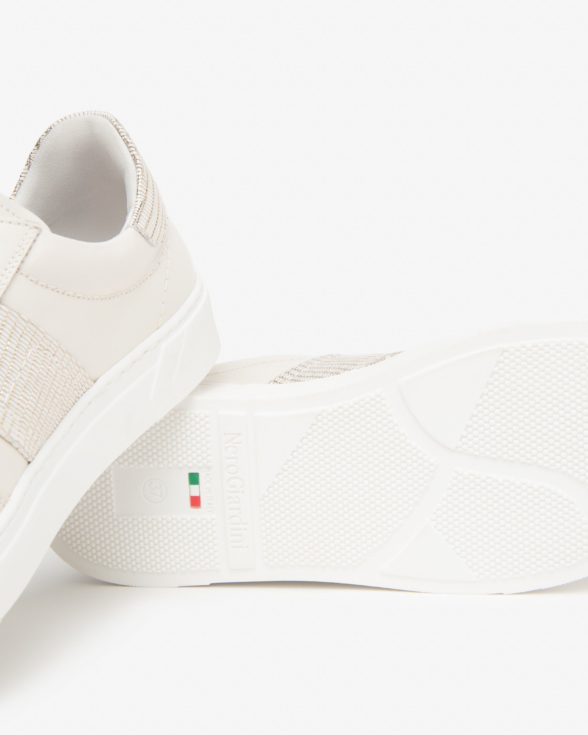 Damen-Sneaker aus Leder und Wildleder