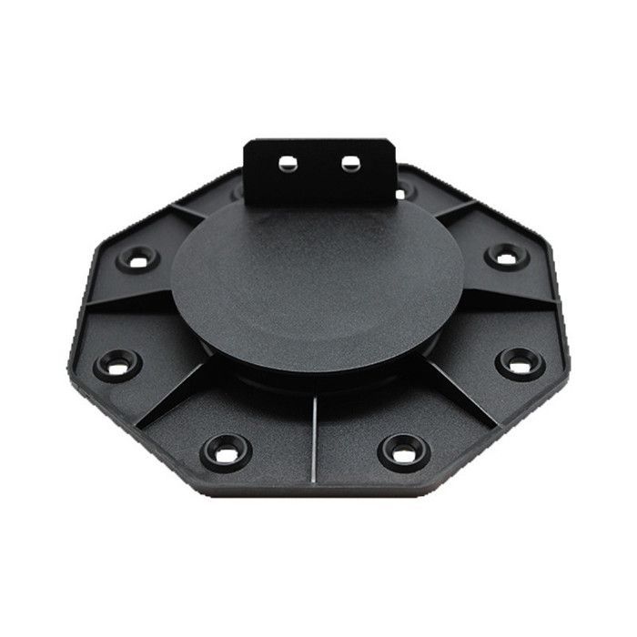 Verpakking van 50 voetstukken 18-30 mm voor houten en composiet terrasplanken - L: 148 mm - B: 148 mm - Zwart