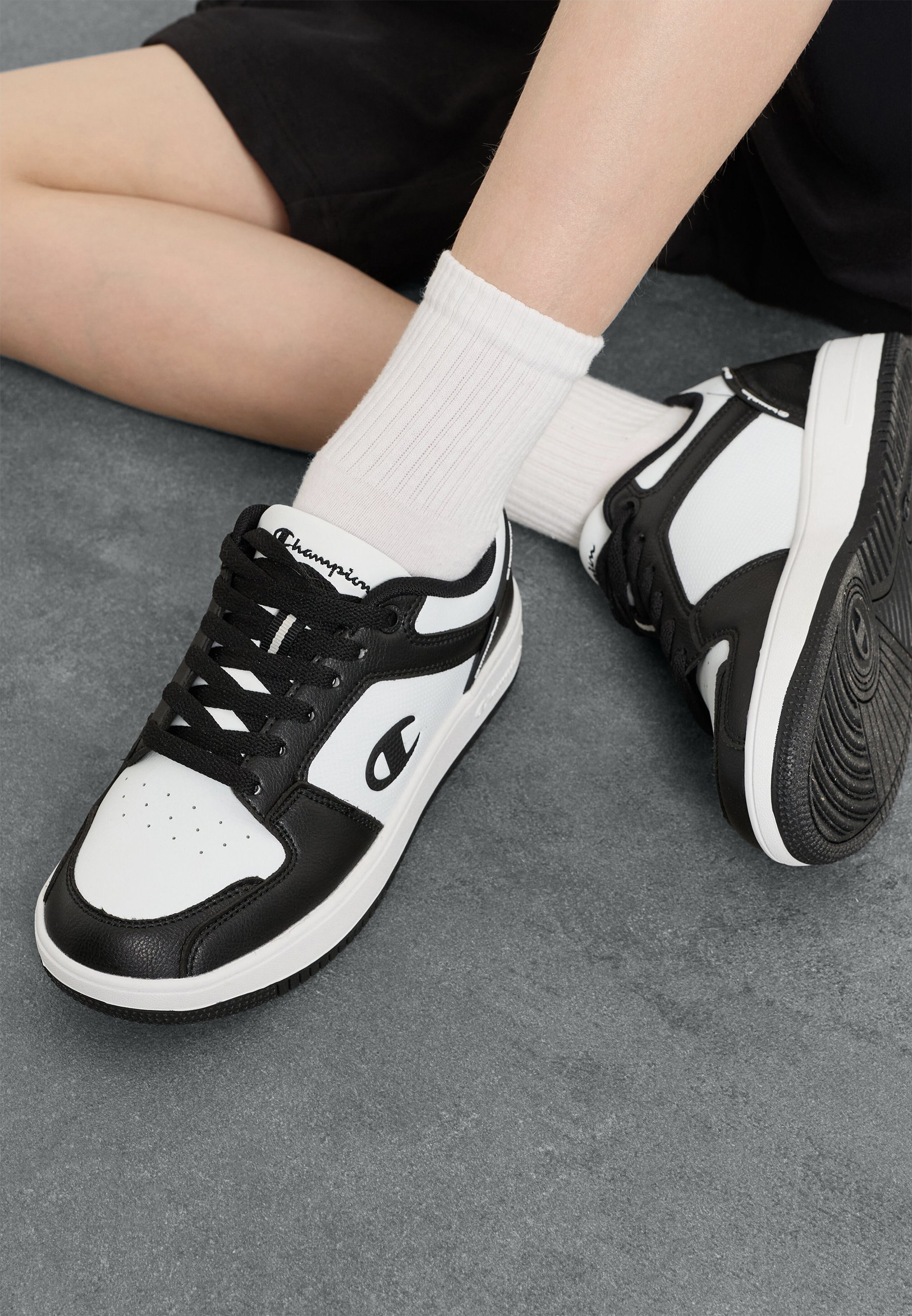 Champion UNISEX - Sneakers - wit/nieuw zwart