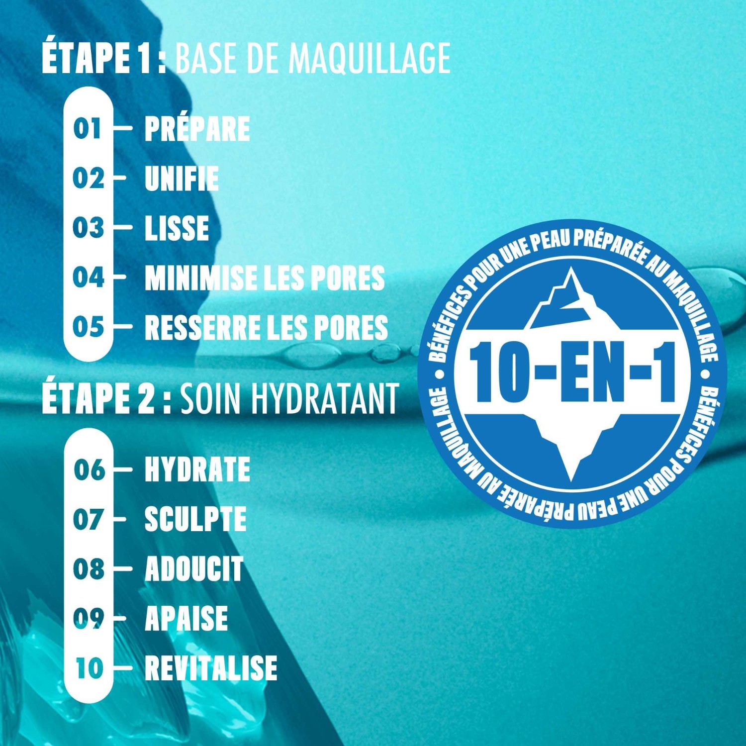 NYX Professional Makeup NYX Professional Makeup Face Freezie Primer + Soin Hydratant 2-en-1 Rafraîchissant