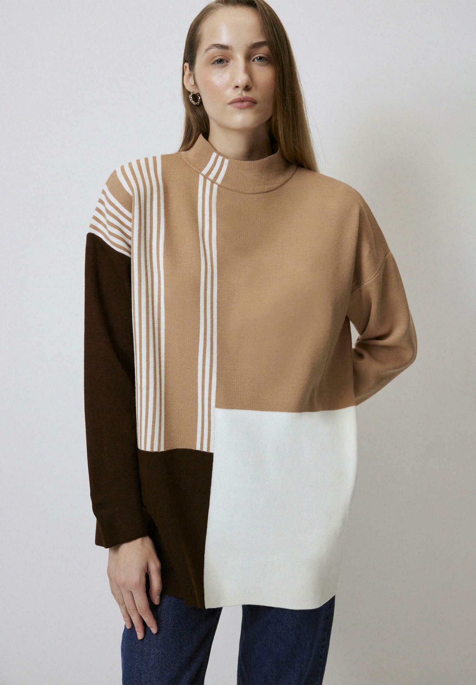 Touché Privé AVEC COLLIER - Pull - marron