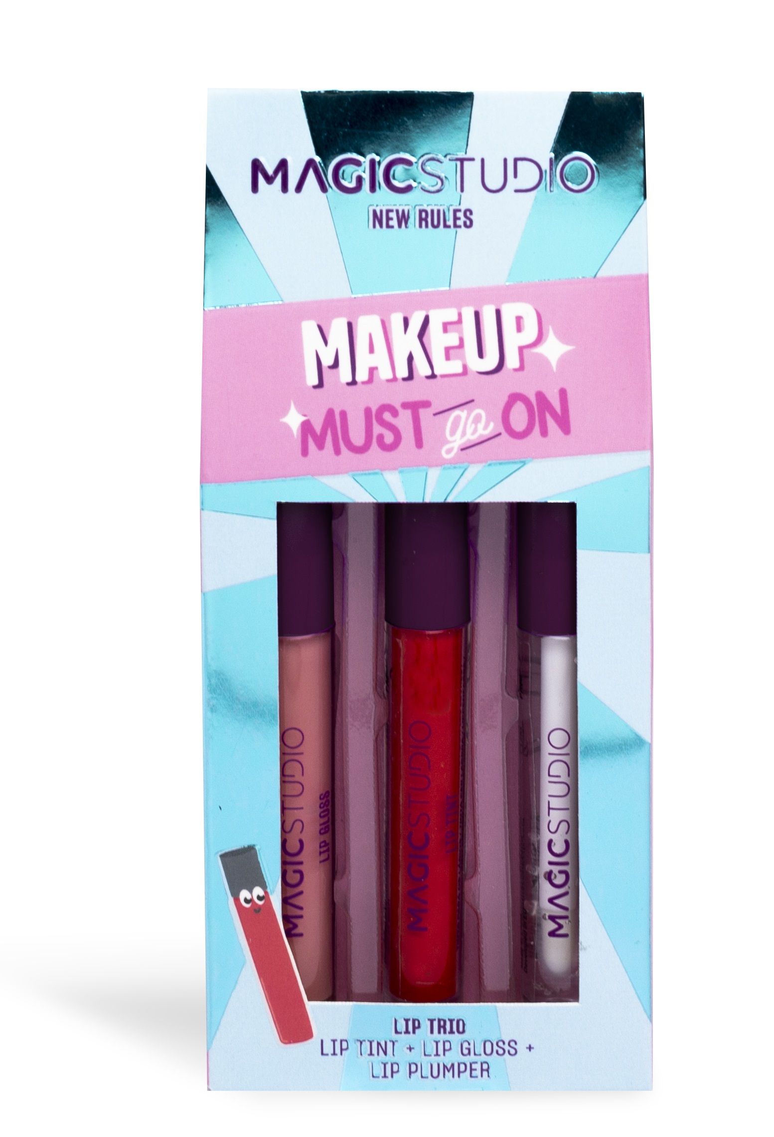 Sady líčenia na pery New Rules Lip Trio