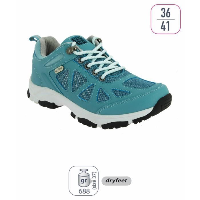 Scarpe da trekking basse da donna Élémenterre Sanbona - turchese - taglia 37