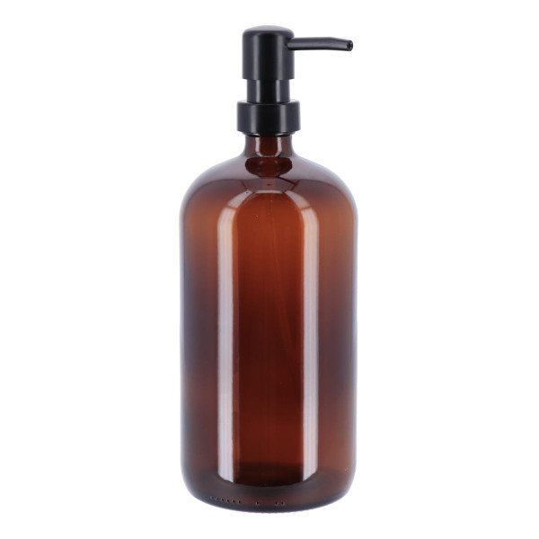 Dozownik Mydła Amber 1000 ml Szklany Nowoczesny